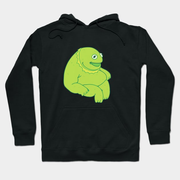 Fat Kermit Hoodie by Tina's Tees